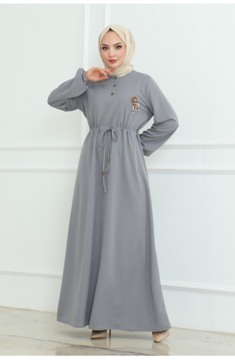 Mine Lace Dress 2089-02 Gray 2089-02