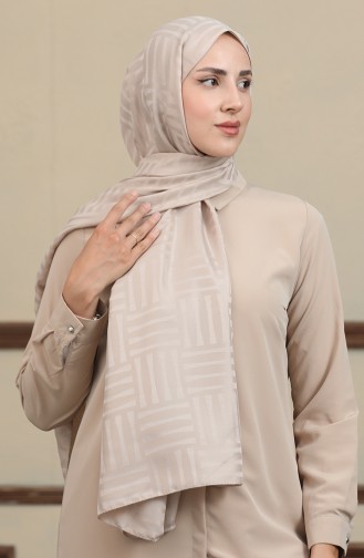 شال جاكار 90170-08 بيج 90170-08
