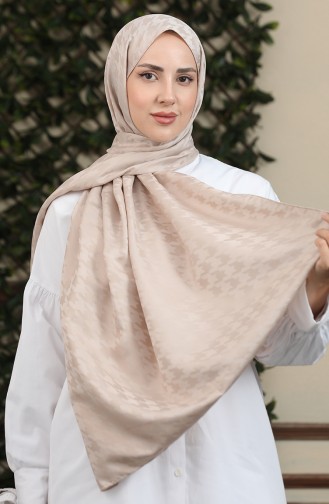 Jacquard-Schal 90172-08 Beige 90172-08