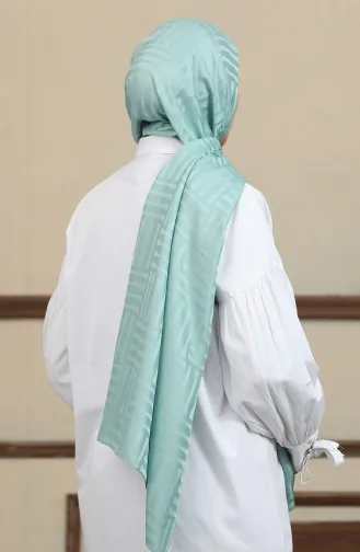 Jacquard Sjaal 90170-12 Groen 90170-12