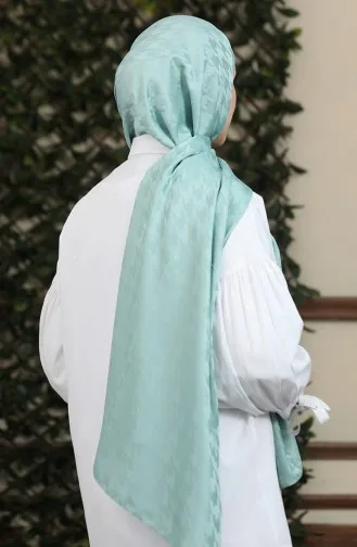 Jacquard Shawl 90172-15 Almond Green 90172-15