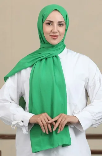 Zachte Katoenen Sjaal 2000-48 Grasgroen 2000-48