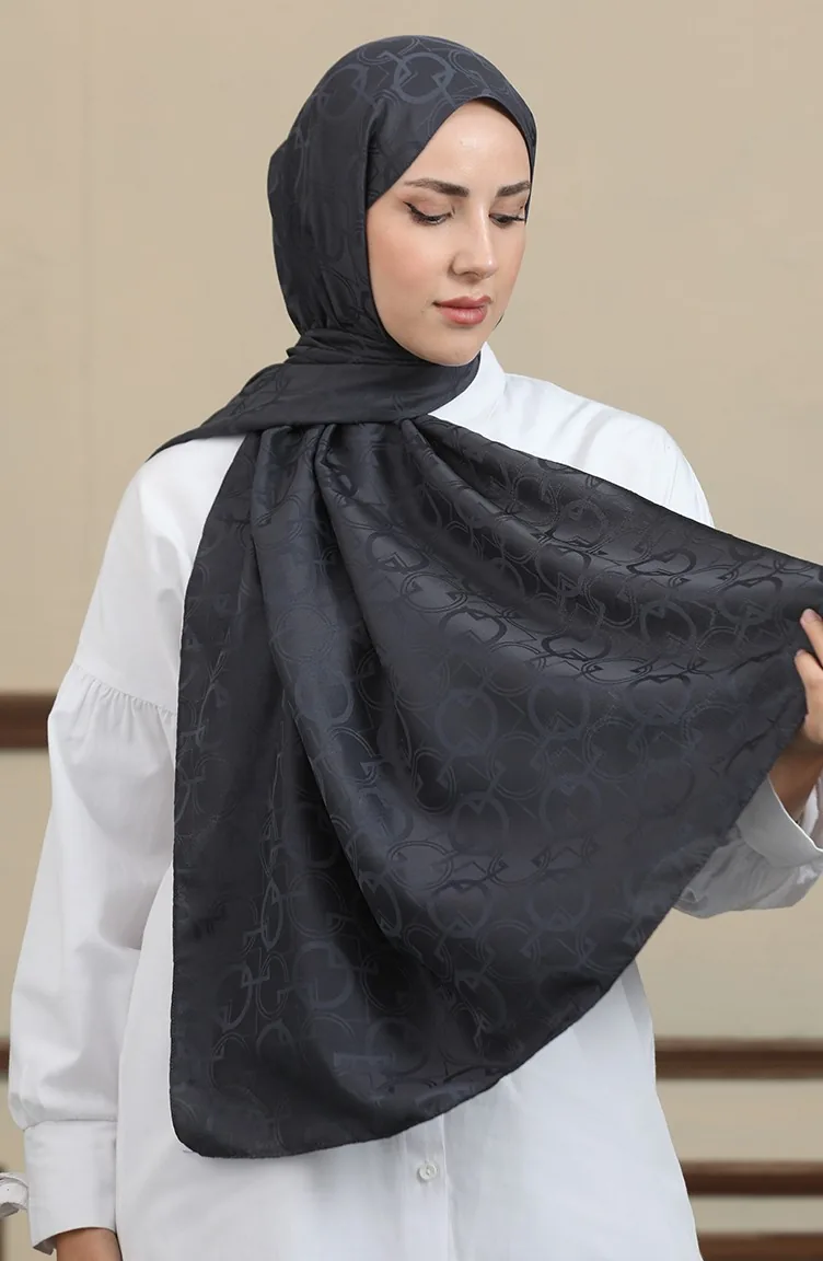 Jacquard-Schal 90171-02 Geräuchert 90171-02