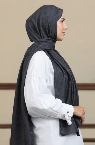 Jacquard Shawl 90171-02 Smoke 90171-02