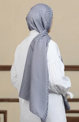 شال جاكار 90170-03 رمادي 90170-03