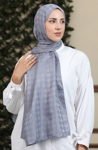 Châle Jacquard 90172-12 Gris 90172-12