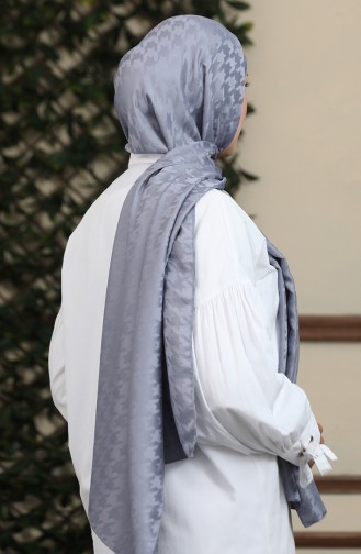 Châle Jacquard 90172-12 Gris 90172-12
