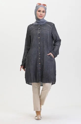 Authentische Tunika 0507-01 Grau 0507-01