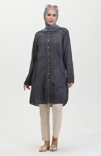 Authentische Tunika 0507-01 Grau 0507-01