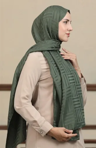 Châle Jacquard 90170-04 Khaki 90170-04