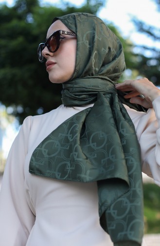 Jacquard Shawl 90171-04 Khaki 90171-04