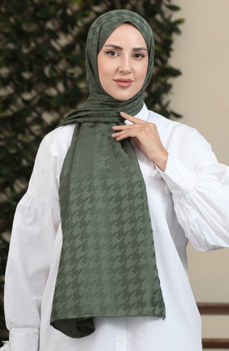 Jakarlı Şal 90172-05 Haki
