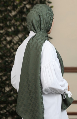 Jakarlı Şal 90172-05 Haki