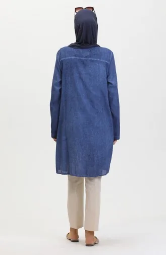 تونيك سادة 0507-03 انديجو 0507-03