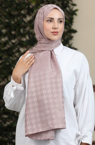 Jakarlı Şal 90172-06 Koyu Gül Kurusu