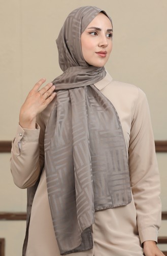 Châle Jacquard 90170-15 Vison Foncé 90170-15