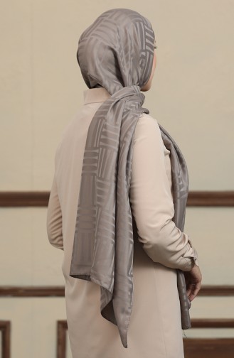 Châle Jacquard 90170-15 Vison Foncé 90170-15