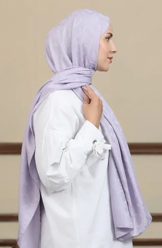 شال جاكار 90171-16 بنفسجي فاتح 90171-16