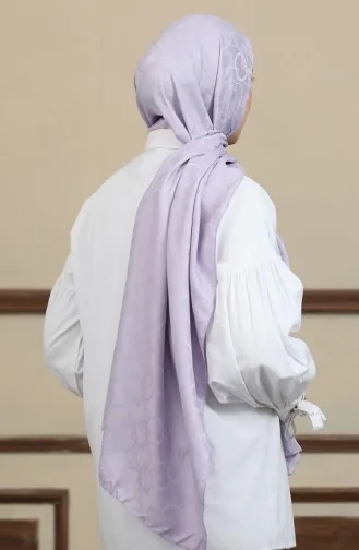 شال جاكار 90171-16 بنفسجي فاتح 90171-16