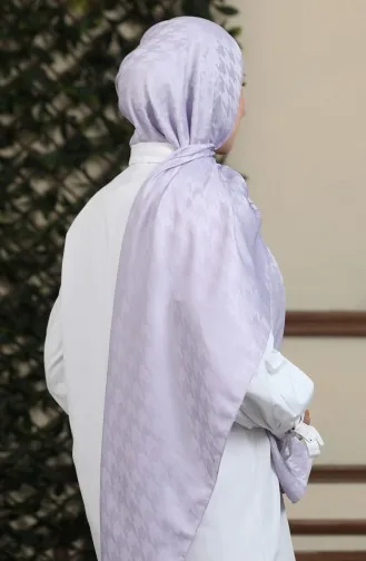 شال جاكار 90172-11 بنفسجي فاتح 90172-11