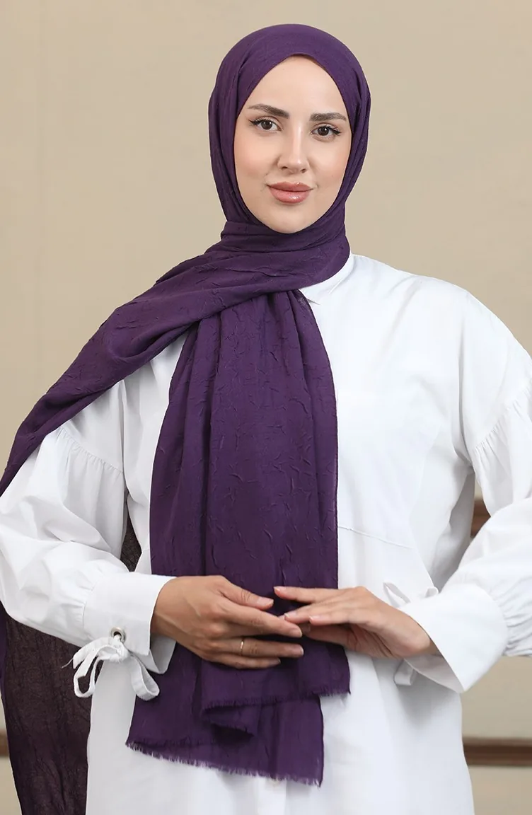Kraş Châle Bambou 90173-09 Pourpre 90173-09