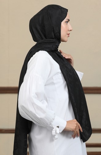 Jacquard Shawl 90171-01 Black 90171-01