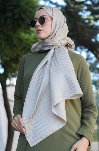 Jacquard Shawl 90170-16 Mink 90170-16