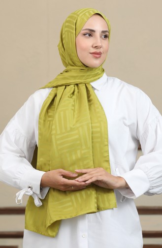 Jacquard-Schal 90170-11 Ölgrün 90170-11