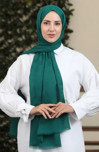 Pamuk Jakar Şal 2071-08 Zümrüt Yeşili