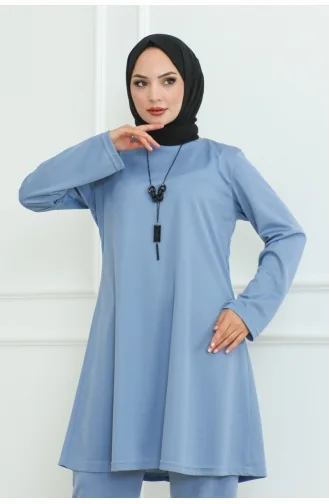 Oversize Two Piece Suit 0093-06 Baby Blue 0093-06