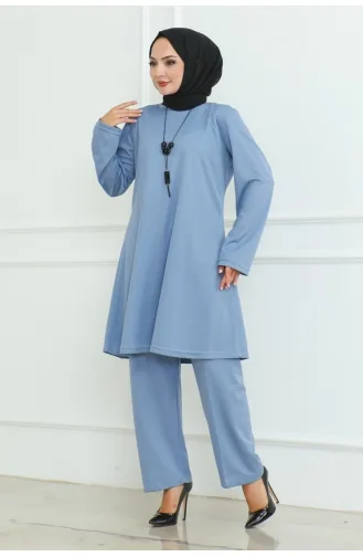 Oversize Two Piece Suit 0093-06 Baby Blue 0093-06