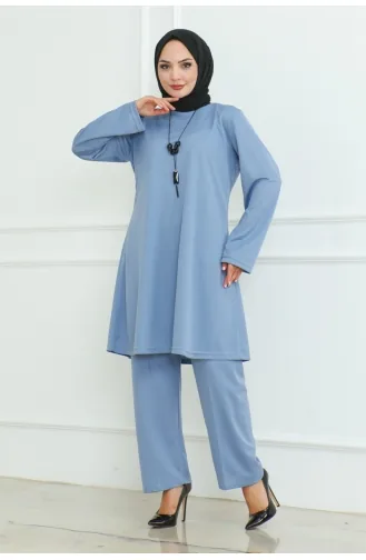 Oversize Two Piece Suit 0093-06 Baby Blue 0093-06