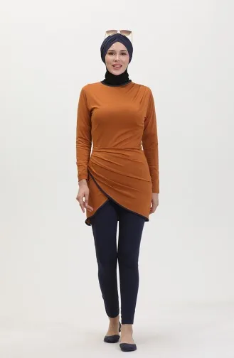 Tesettür Mayo 24618-01 Taba