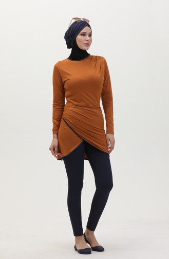 Hijab-Badeanzug 24618-01 Hellbraun 24618-01