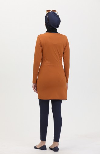 Hijab-Badeanzug 24618-01 Hellbraun 24618-01