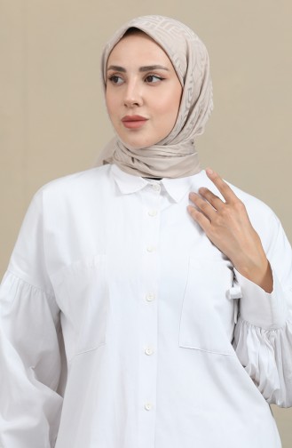 Jakarlı Eşarp 90167-06 Bej