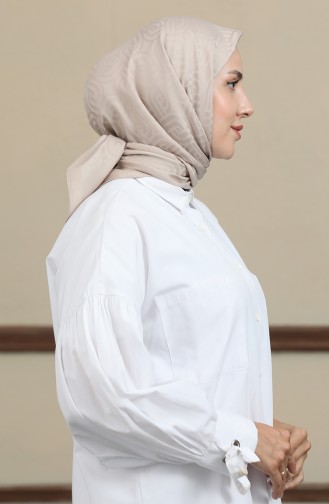 Jakarlı Eşarp 90167-06 Bej