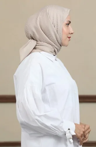 Jakarlı Eşarp 90167-06 Bej