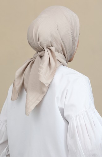 Jacquard-Schal 90168-08 Beige 90168-08