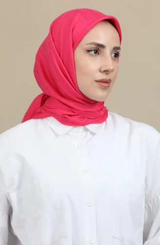 Jacquardsjaal 90168-02 Fuchsia 90168-02