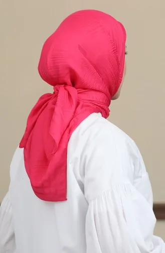 Jacquardsjaal 90168-02 Fuchsia 90168-02