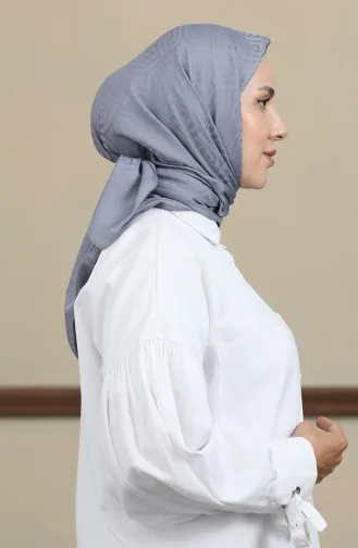 Jacquard Scarf 90167-13 Dark Gray 90167-13