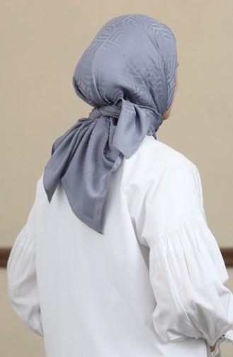 Jacquard Scarf 90167-13 Dark Gray 90167-13