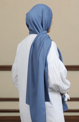 Madame Mary Baklava Jacquard Shawl 19087-06 Indigo 19087-06