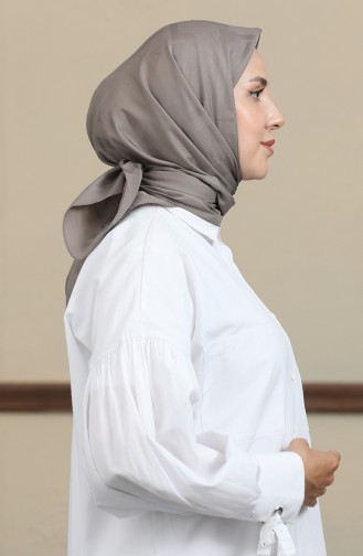 Jakarlı Eşarp 90169-14 Koyu Vizon