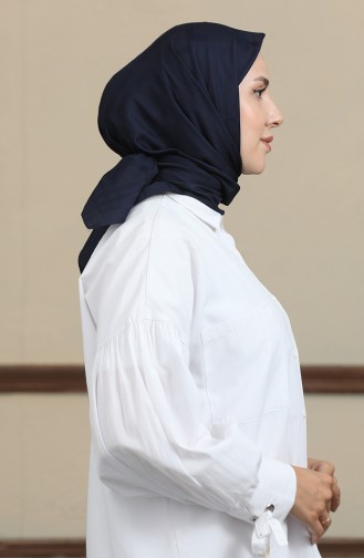 Jacquard Scarf 90169-05 Navy Blue 90169-05