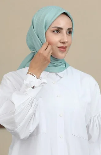 Jakarlı Eşarp 90168-07 Mint Yeşili