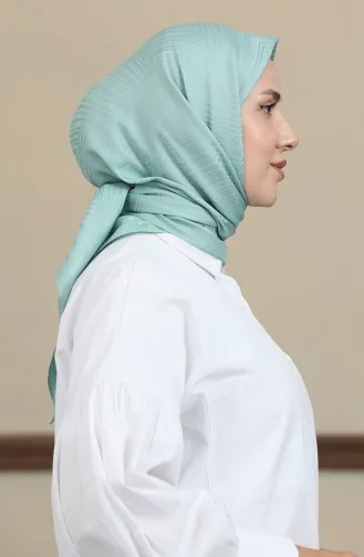 Jakarlı Eşarp 90168-07 Mint Yeşili