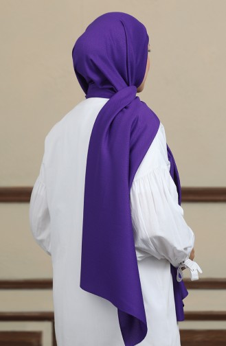 Madame Mary Baklava Jacquard Shawl 19087-09 Purple 19087-09