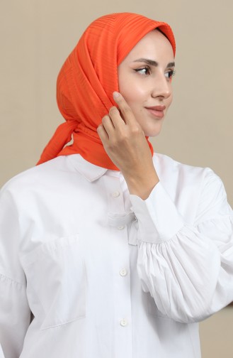 Jakarlı Eşarp 90168-12 Oranj